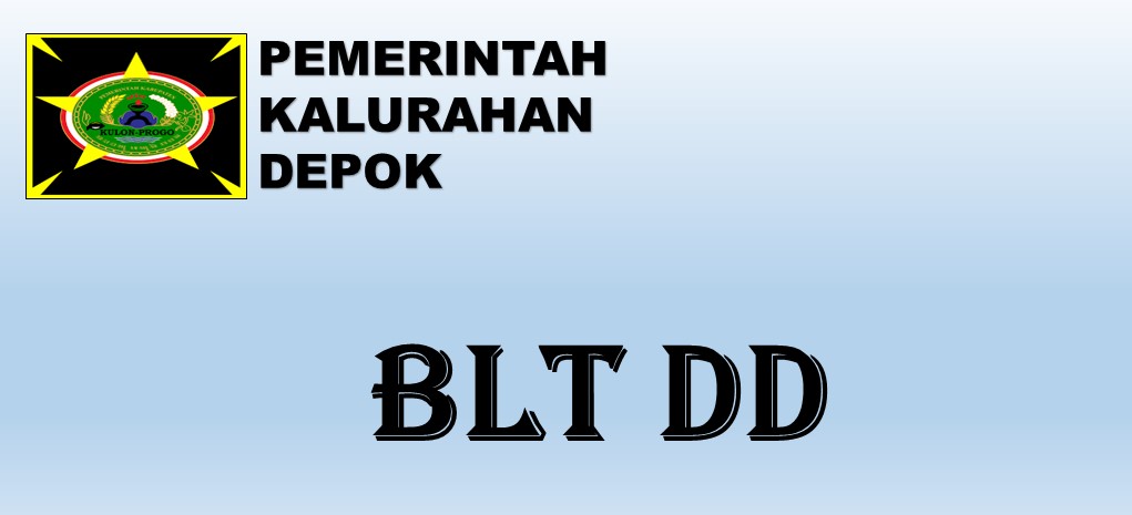 Daftar Penerima BLT DD